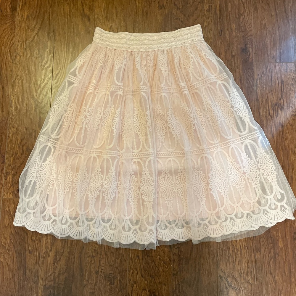 Blush Tulle Skirt